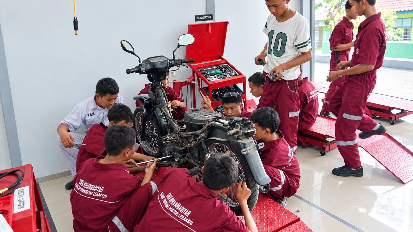Praktik Teknik Sepeda Motor