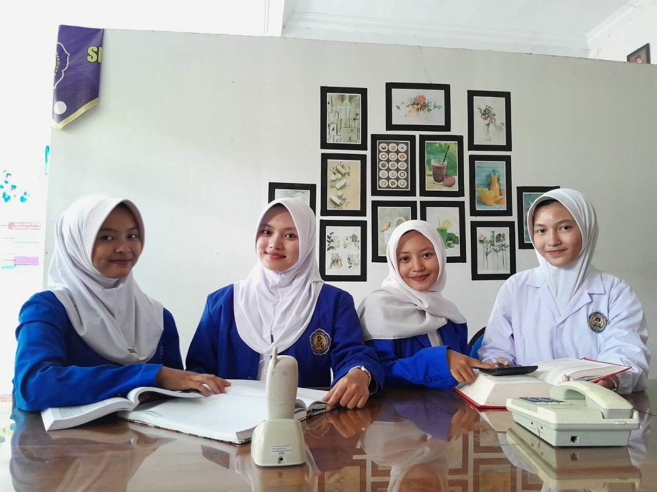 Ilustrasi siswa SMK Muhammadiyah Lebaksiu